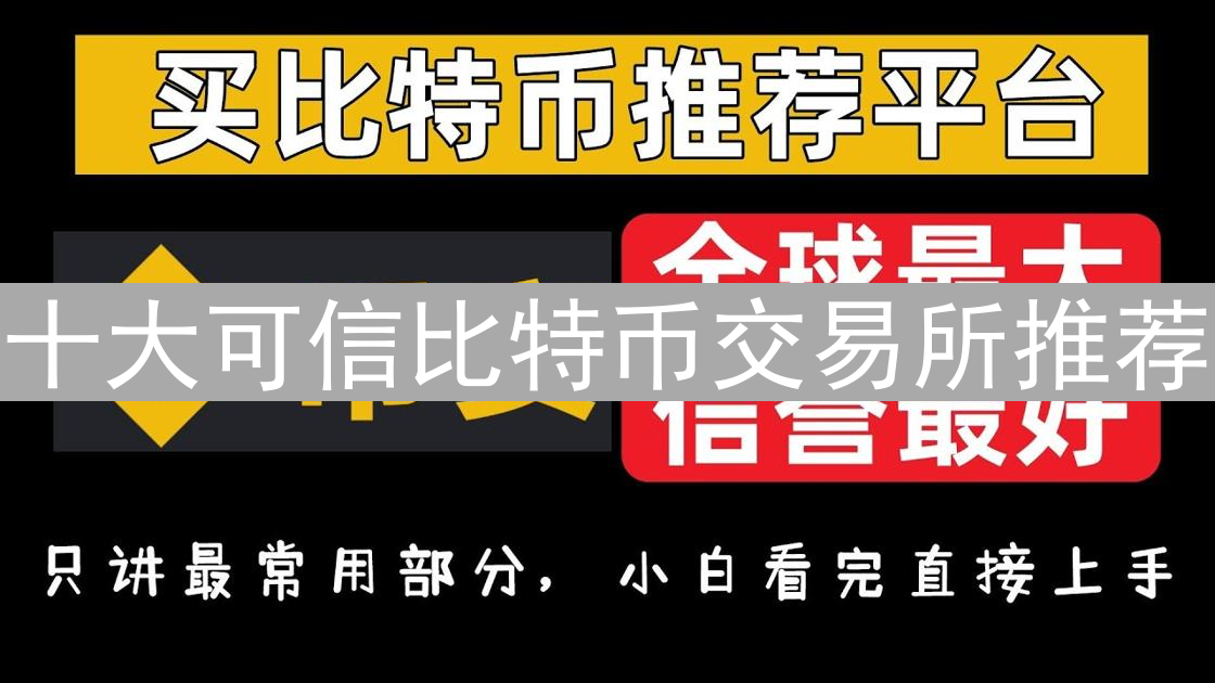 十大可信比特币交易所推荐：安全性与用户体验兼备
