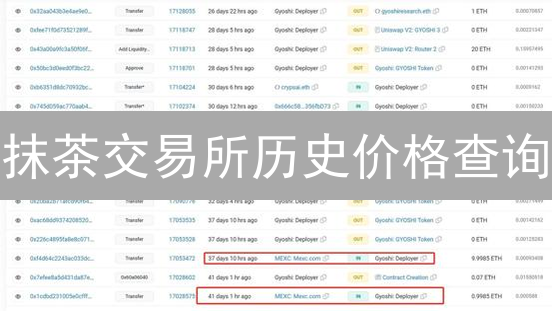 抹茶交易所历史价格查询：掌握币种往昔，洞察市场先机