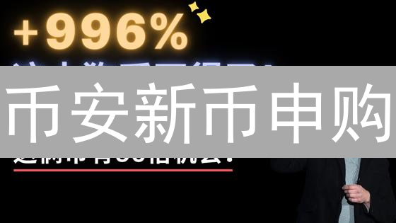 币安新币申购：早期投资机会及参与指南