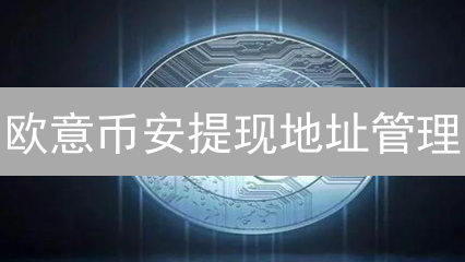 欧意币安提现地址管理：安全策略与最佳实践详解