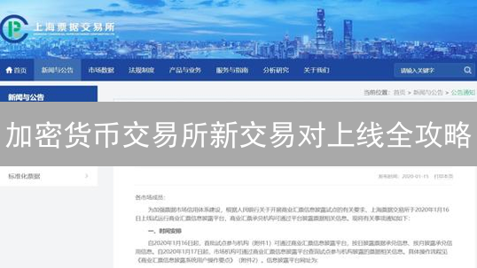 加密货币交易所新交易对上线全攻略：策略与推广