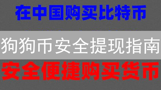 狗狗币安全提现指南：平台选择、步骤详解与注意事项
