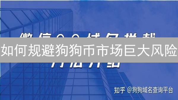 如何规避狗狗币市场巨大风险：投资指南与策略