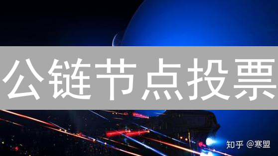 公链节点投票：你的加密资产，你说了算？