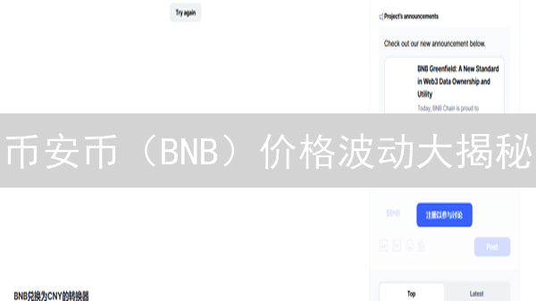 币安币（BNB）价格波动大揭秘：影响你的收益？