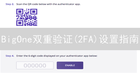 BigOne双重验证(2FA)设置指南：全面保护数字资产