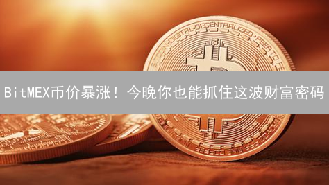 BitMEX币价暴涨！今晚你也能抓住这波财富密码？