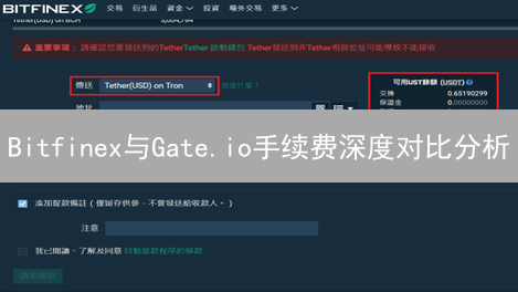 Bitfinex与Gate.io手续费深度对比分析：交易者如何选择？