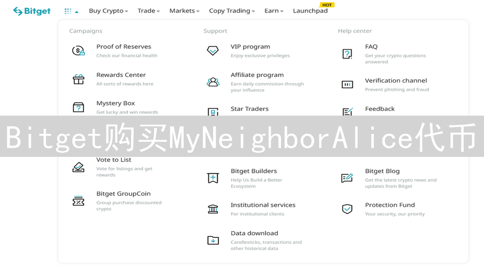 Bitget购买MyNeighborAlice代币：虚拟农场开启指南