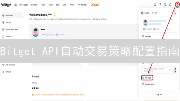 Bitget API自动交易策略配置指南：从入门到精通