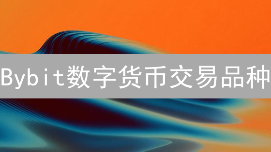 Bybit数字货币交易品种：主流与新兴币种一览