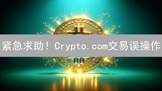 紧急求助！Crypto.com交易误操作？这样做或能挽回！