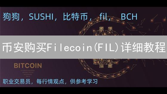 币安购买Filecoin(FIL)详细教程：新手指南