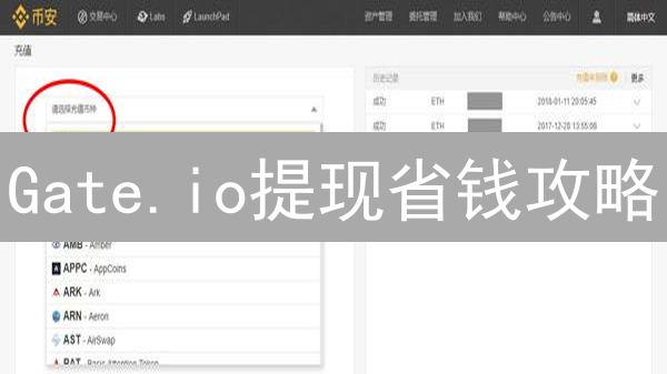 Gate.io提现省钱攻略：手续费详解与技巧分享