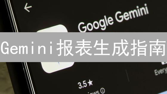 Gemini报表生成指南：深度解析与实用技巧
