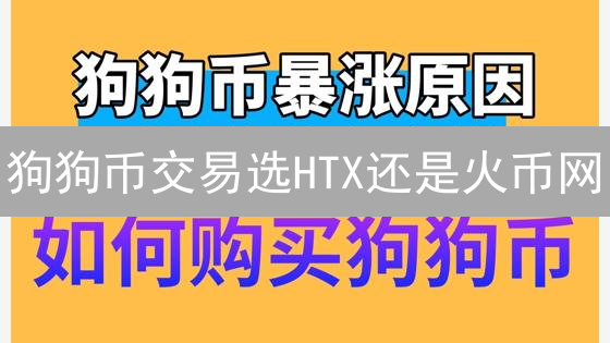 狗狗币交易选HTX还是火币网？深度对比揭秘！