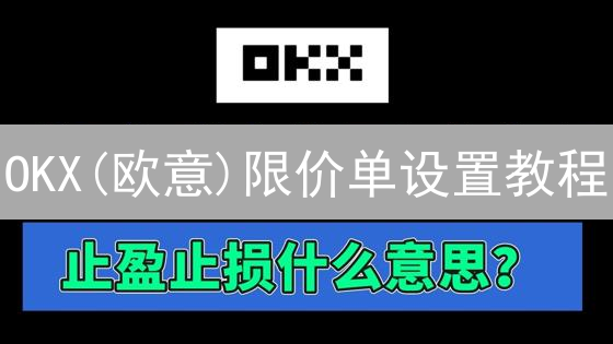 OKX(欧意)限价单设置教程：新手快速入门与技巧【2024最新】