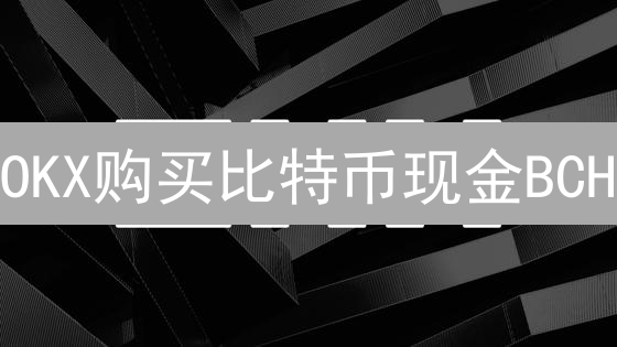 OKX购买比特币现金BCH：新手交易指南与详细步骤