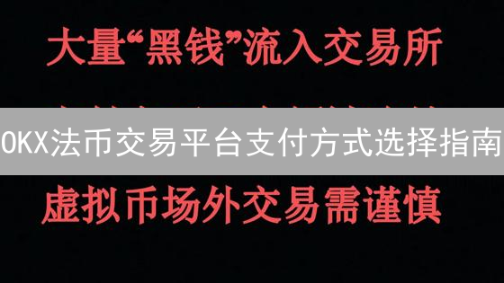 OKX法币交易平台支付方式选择指南：安全高效交易的关键