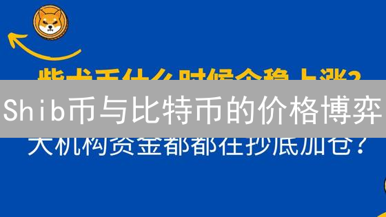 Shib币与比特币的价格博弈：模因文化与霸主地位的对比