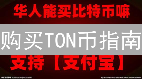 购买TON币指南：TheOpenNetwork币购买全攻略