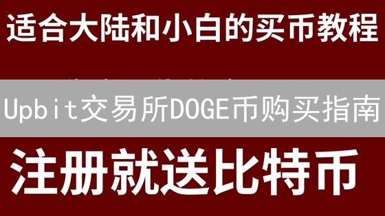 Upbit交易所DOGE币购买指南：详细操作步骤详解