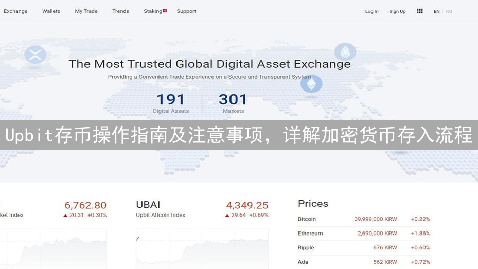 Upbit存币操作指南及注意事项，详解加密货币存入流程