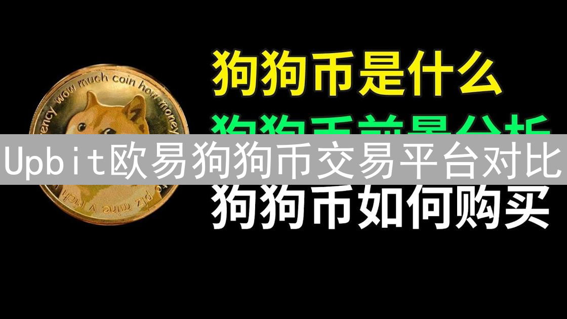 Upbit欧易狗狗币交易平台对比：哪个更适合你？