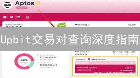 Upbit交易对查询深度指南：轻松掌握交易技巧