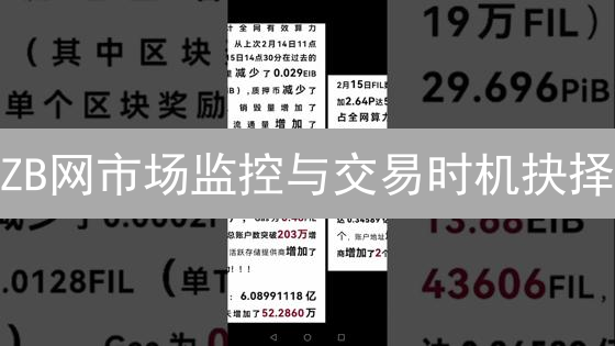 ZB网市场监控与交易时机抉择：策略分析与价值思考